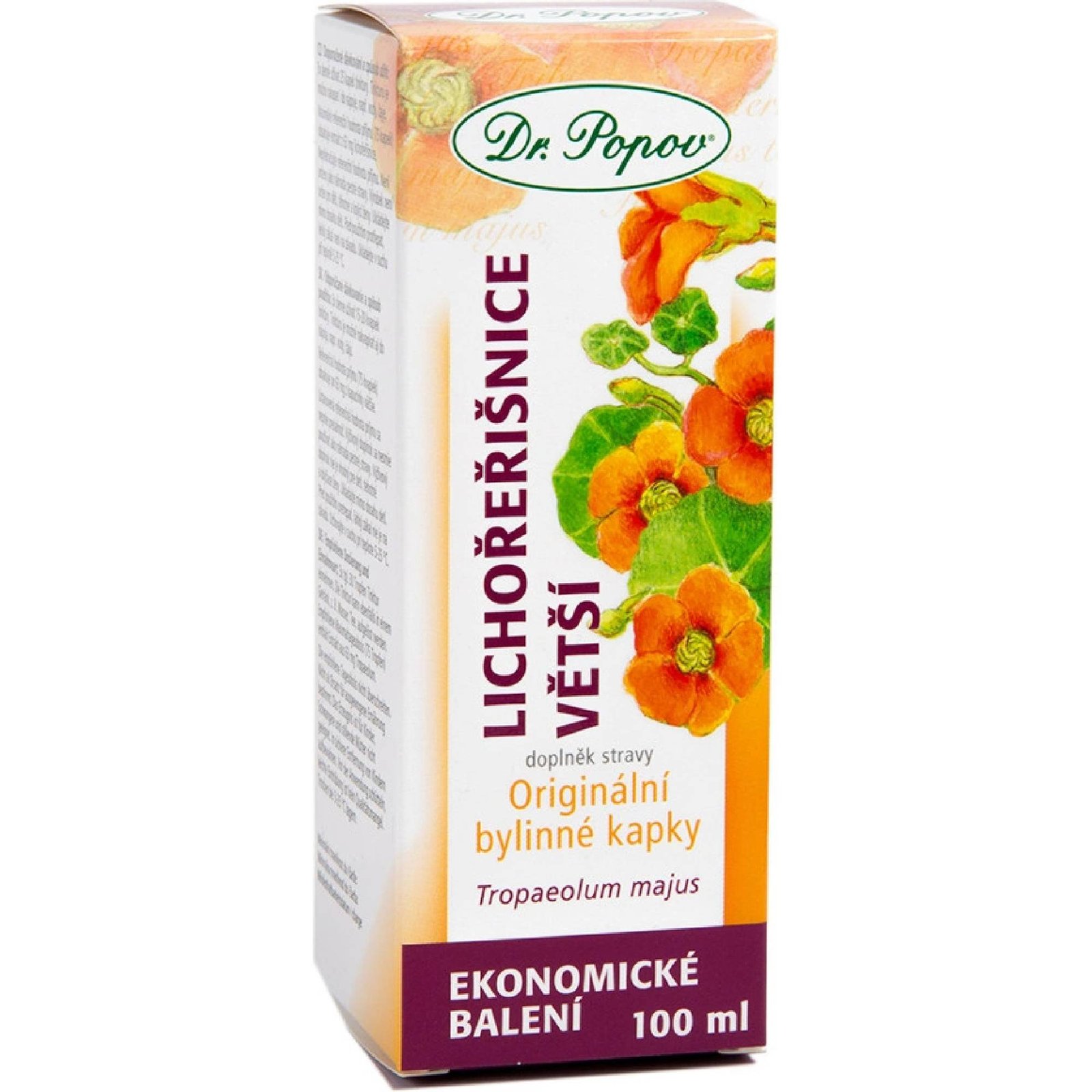 Dr. Popov Kapky bylinné Lichořeřišnice větší 100 ml